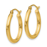 14k Gold Huggie Hoop Earrings