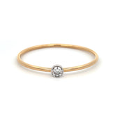 Two-Tone Diamond Bangle