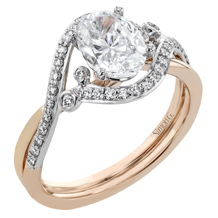 LR2113-OV ENGAGEMENT RING