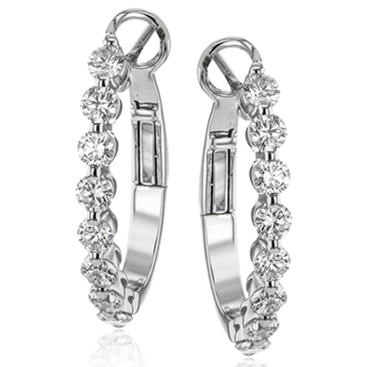 LE4590 HOOP EARRING
