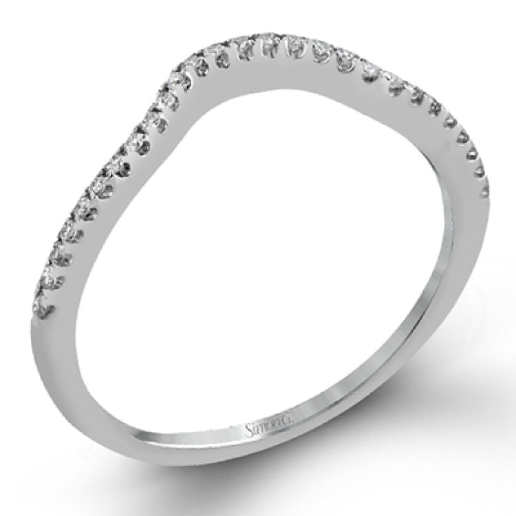 This show-stopping white gold ring features intricately detailed halo and sides containing a total of .61 ctw in round white diamonds.