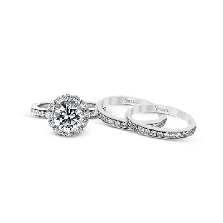 18K White Gold Set featuring 1.36ct Diamonds