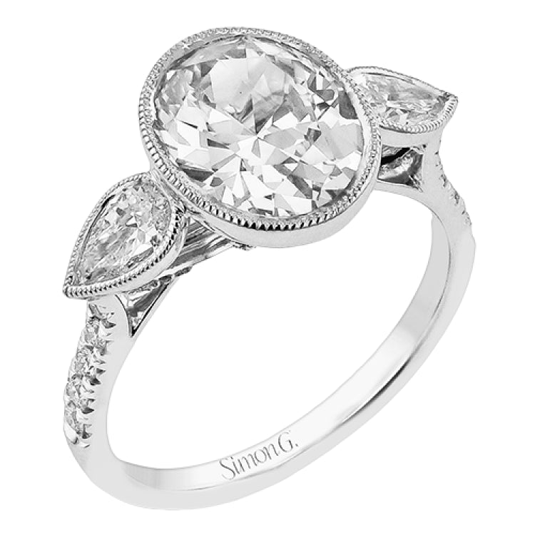 LR4085-OV ENGAGEMENT RING