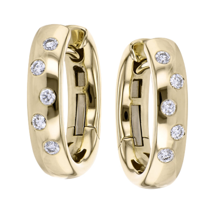 LE4993-Y HOOP EARRING
