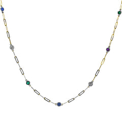 LN4149-A COLOR NECKLACE