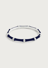 Bamboo Enameled Hinged Bangle