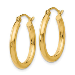 14k Gold Huggie Hoop Earrings