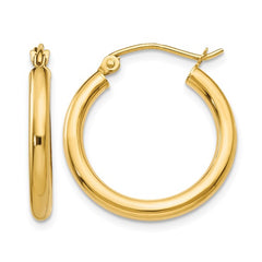 14k Gold Huggie Hoop Earrings