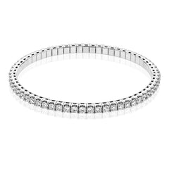 Diamond Stretch Bracelet in 18K Gold