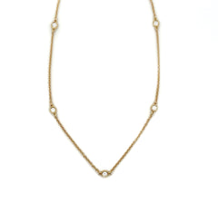 5 Diamond By The Yard Necklace